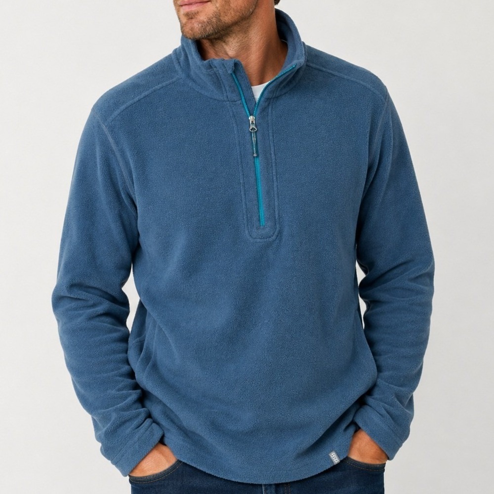 Stio Fleece Quarter Zip Pullover Outdoors Gorpcore Granola Hiking Camping Sporty